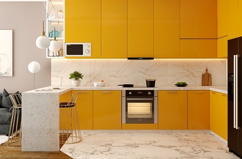Modular kitchen designs by best home interior designers in India
