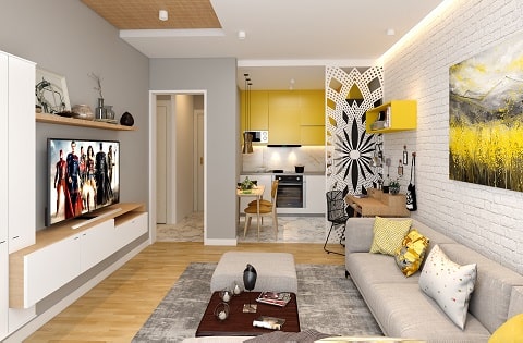 Living room designs by top home interior designers