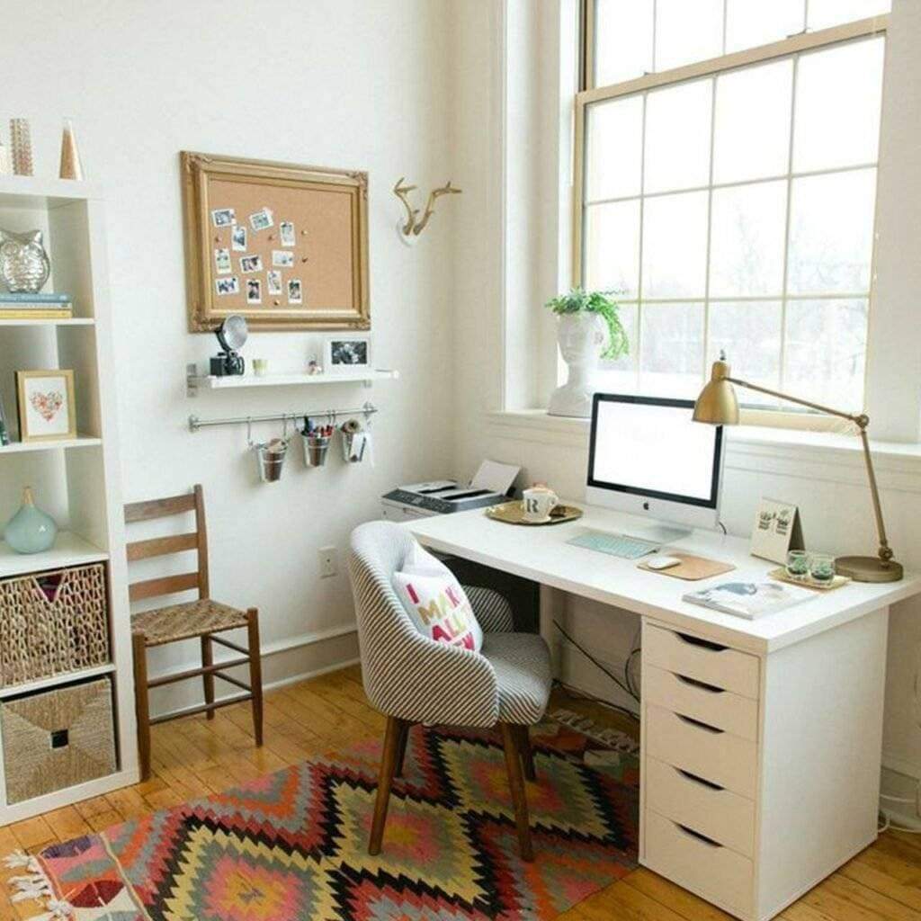 Modern study room design with dress up a study with all the frills to make this a beautiful space