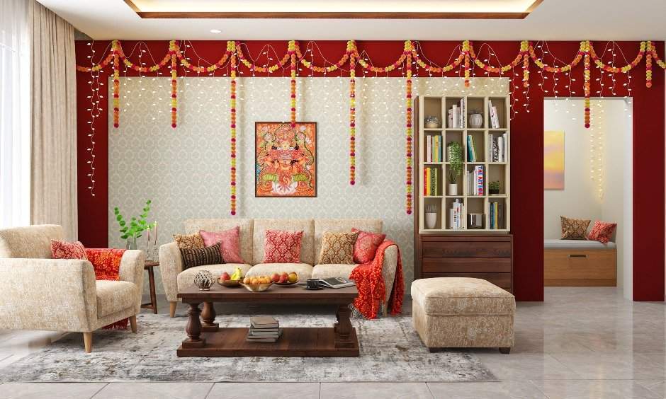 Lohri party decoration ideas at home by adding traditional items