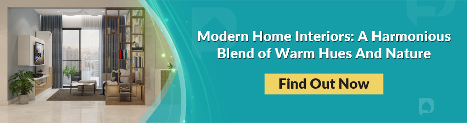 Modern Home Interiors: A Harmonious Blend of Warm Hues and Nature