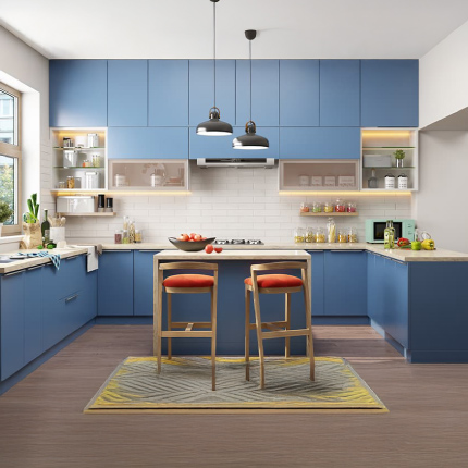 Modular kitchen cost in Mumbai for laminated finish starting from ₹1.5 Lakhs