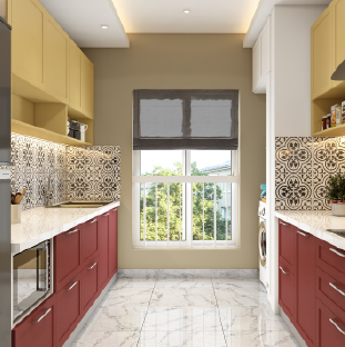 Parallel modular kitchen design for independent homes in Kolkata