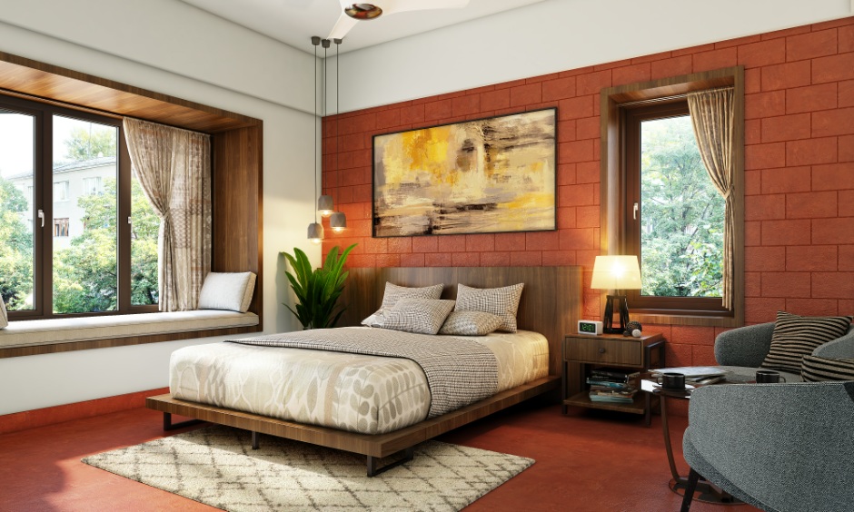 Finish options for a solid wood bed without storage for a modern Indian home