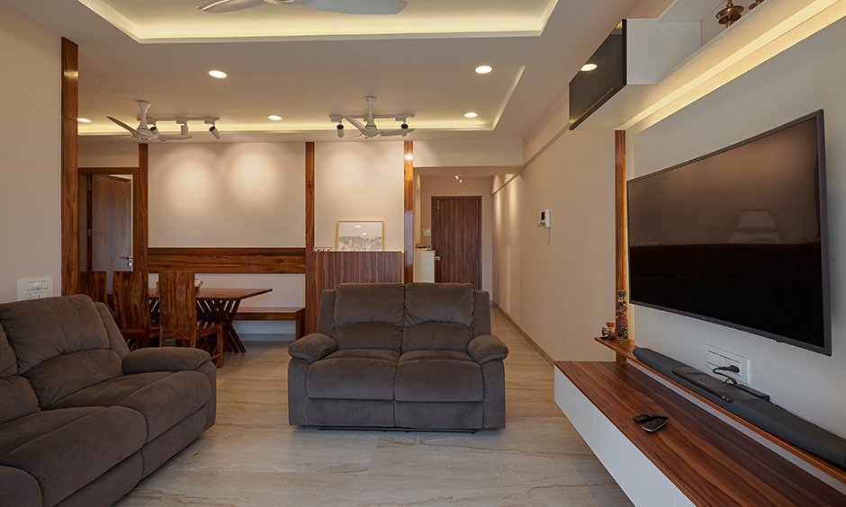 The multipurpose setup by interior designer in navi mumbai