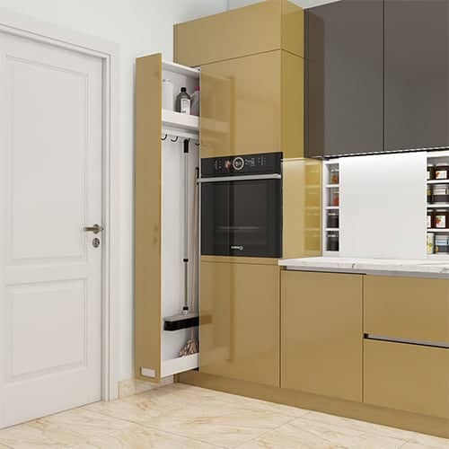 Top 10 interior designers in Whitefield designed a janitor unit for cleaning essentials