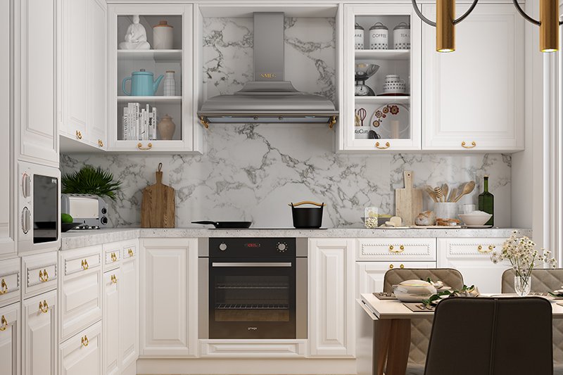 A Stunning All-White Kitchen Design For A Trendy And Modern Home